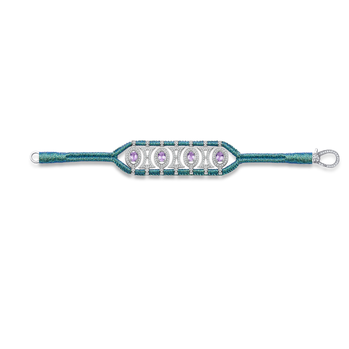 Olinda fly bracelet - Amethysts