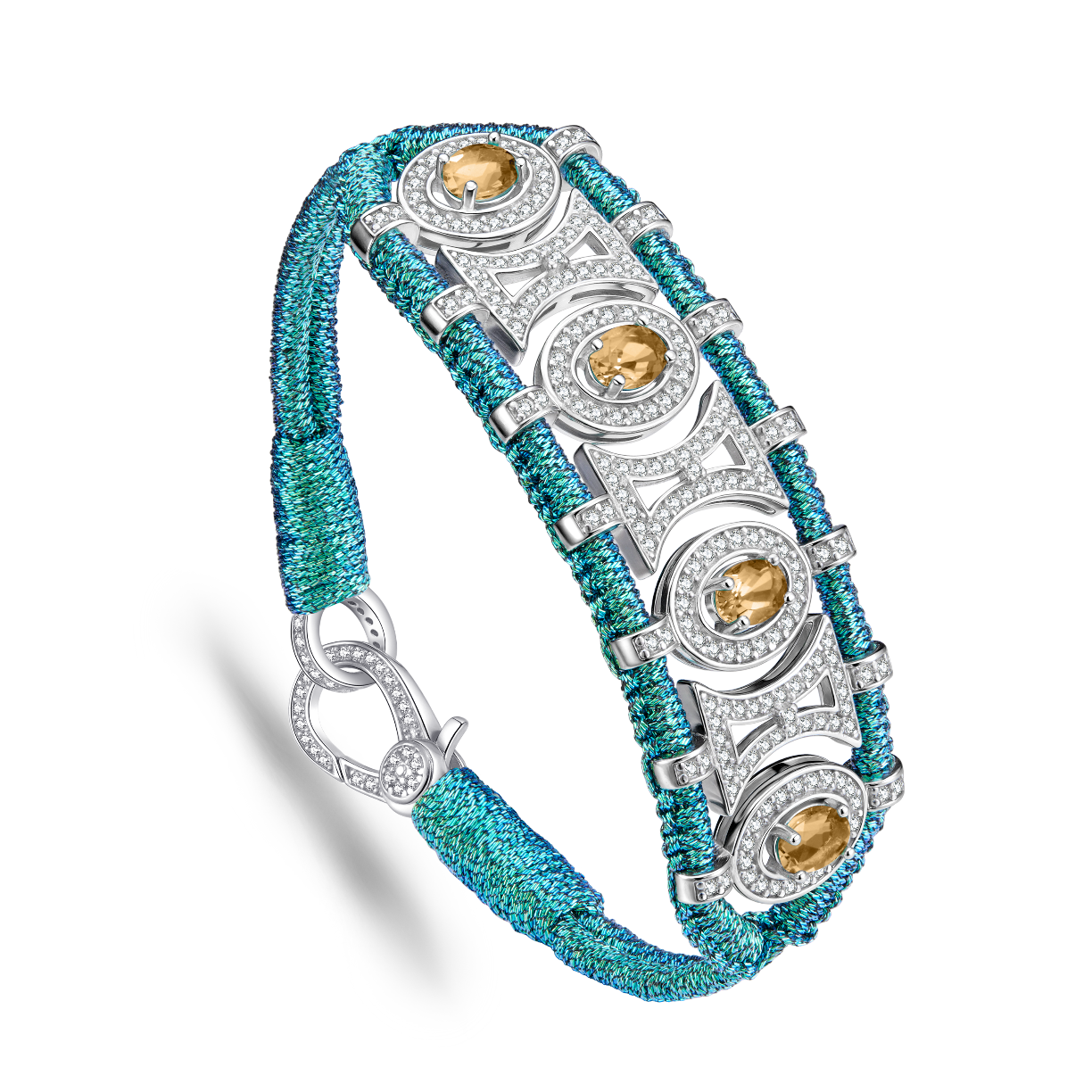 Olinda fly bracelet - Citrines