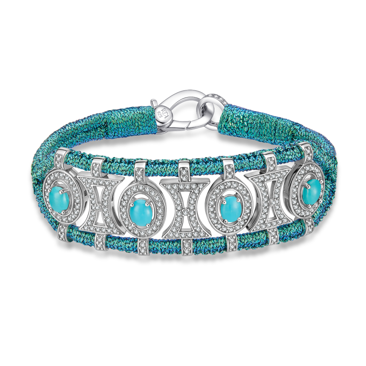 Bracelet Olinda fly - Turquoises