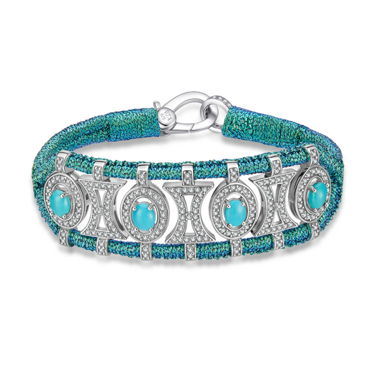 Bracelet Olinda fly - Turquoises