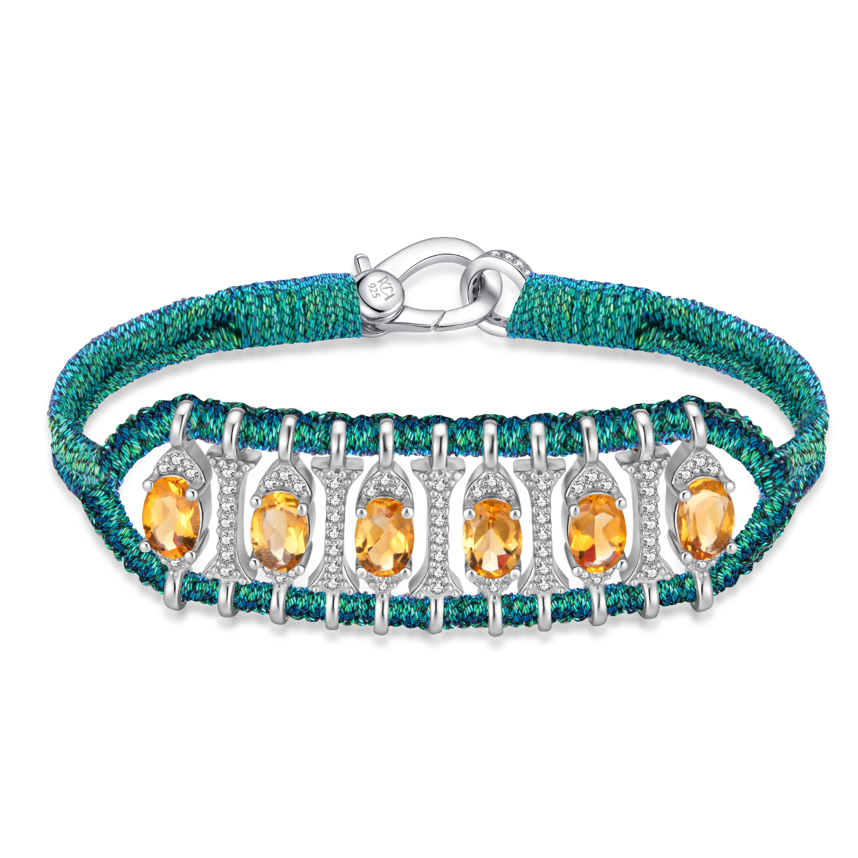 Teresina fly bracelet - Citrine
