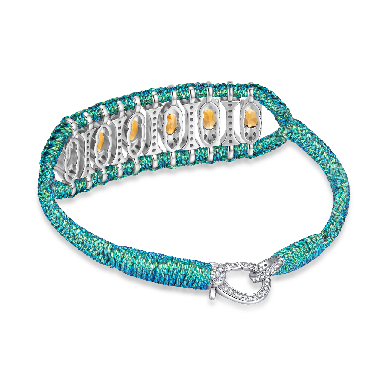 Teresina fly bracelet - Citrine