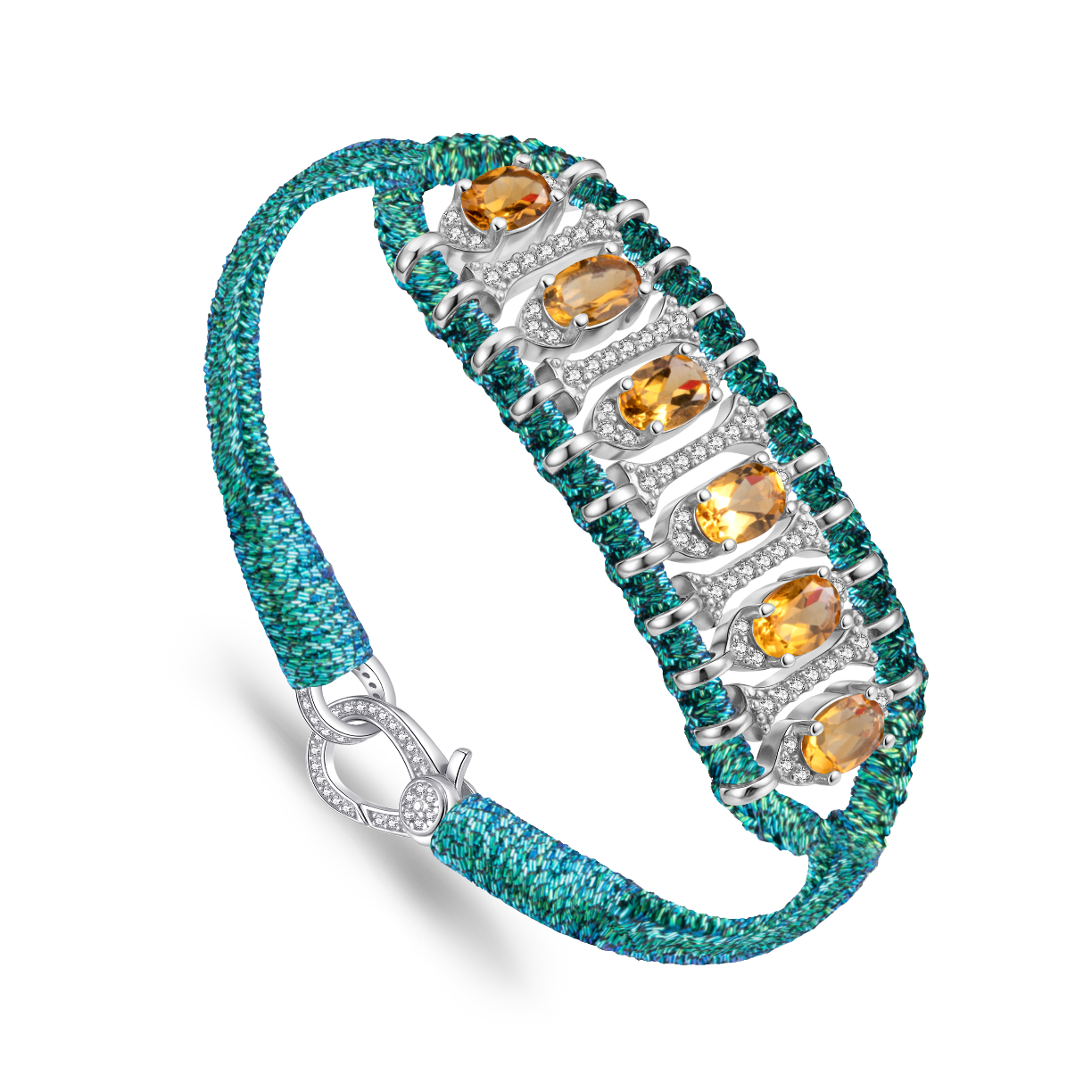 Teresina fly bracelet - Citrine