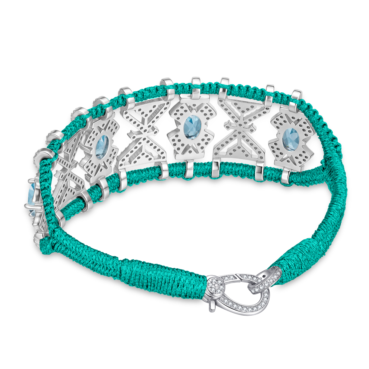 Bracelet Fortalezza emerald - Topazes
