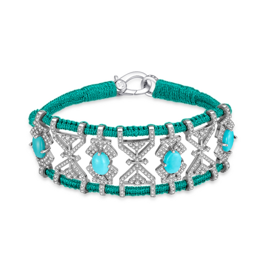Bracelet Fortalezza Emeraude - Turquoises