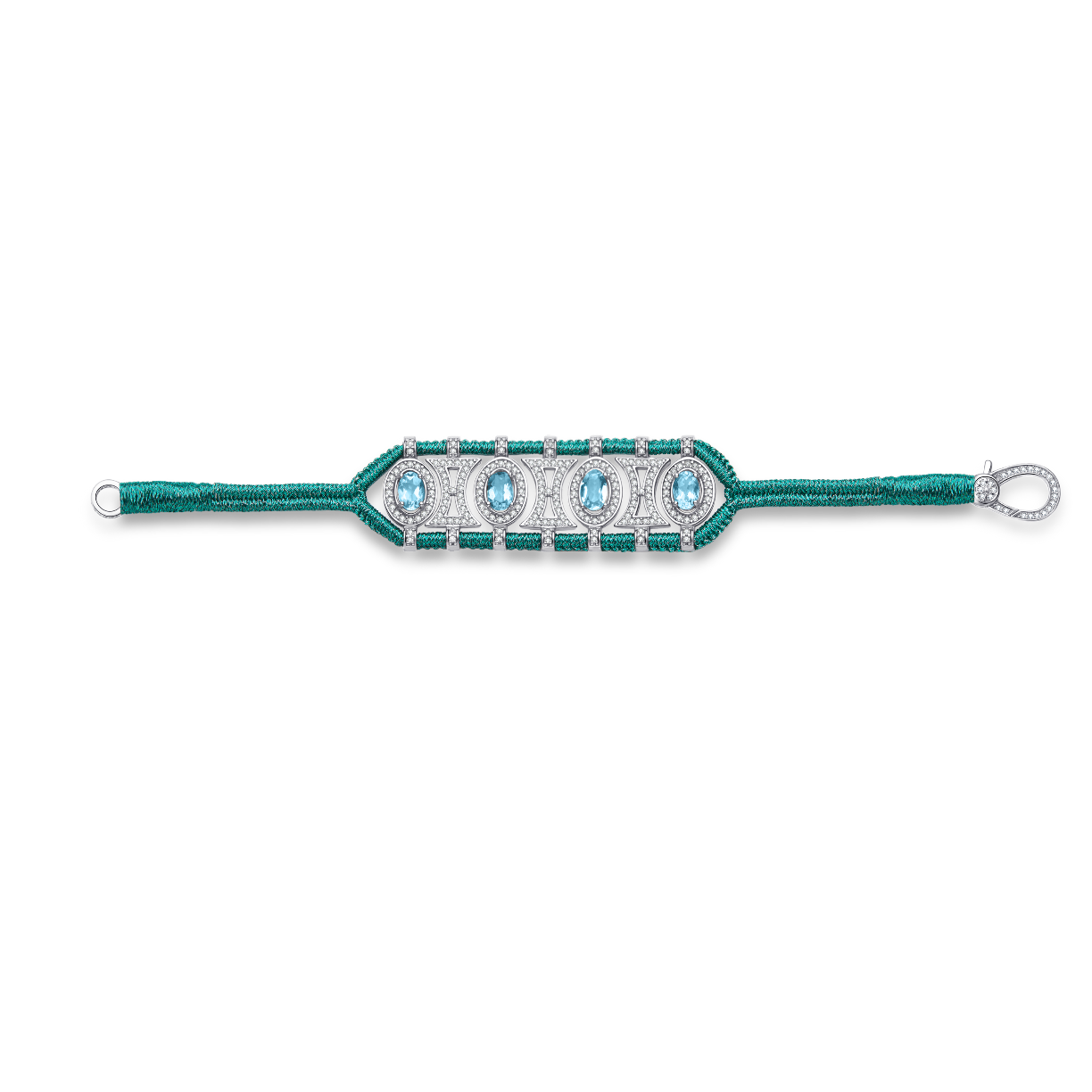 Olinda emerald bracelet - Topazes