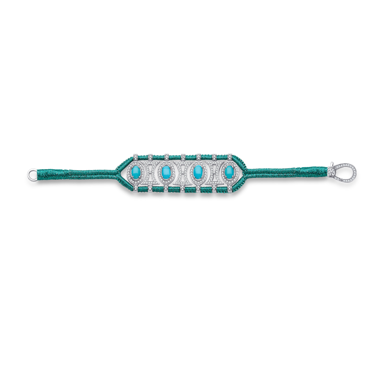Bracelet Olinda emerald - Turquoises