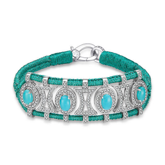 Bracelet Olinda emerald - Turquoises