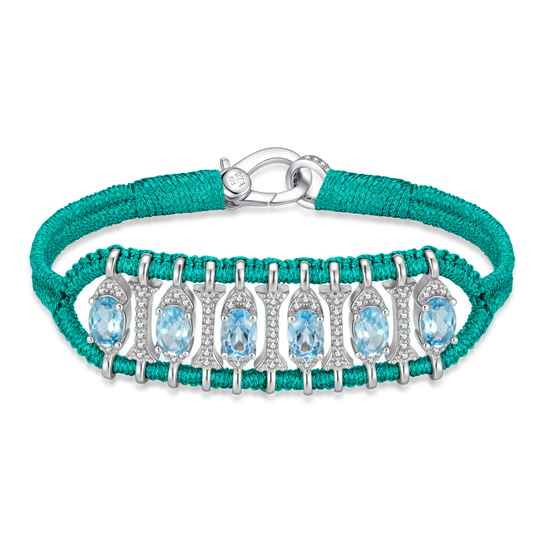 Bracelet Teresina Emerald - topazes