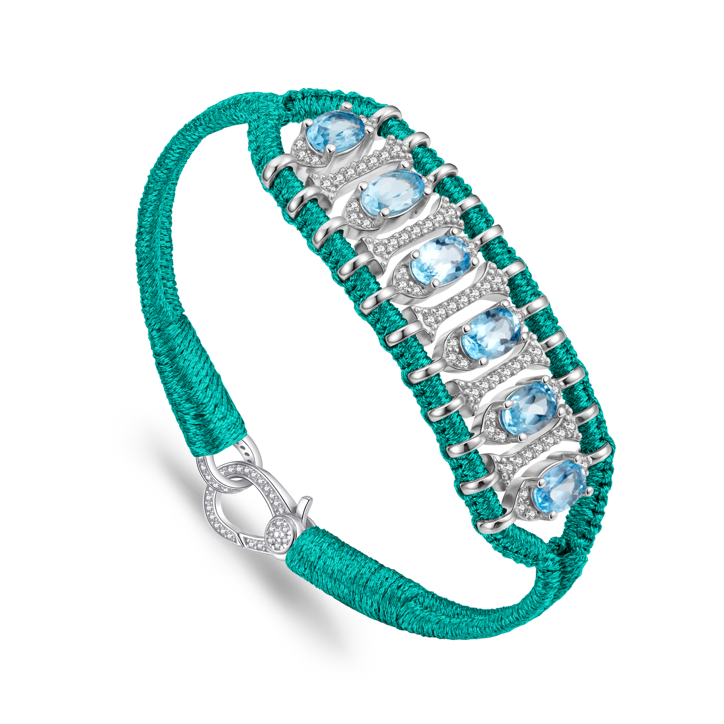Teresina emerald bracelet - Topaz