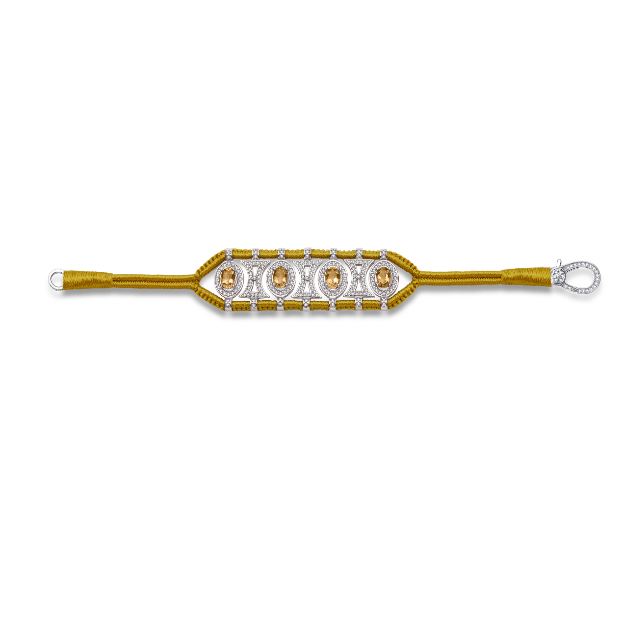 Bracelet Olinda mordor - Citrines