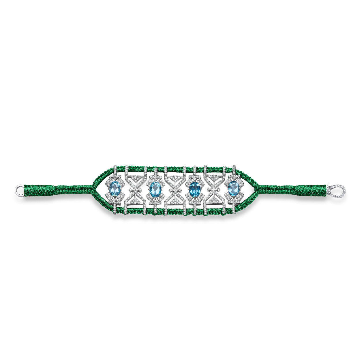 Bracelet Fortalezza grass - Topazes