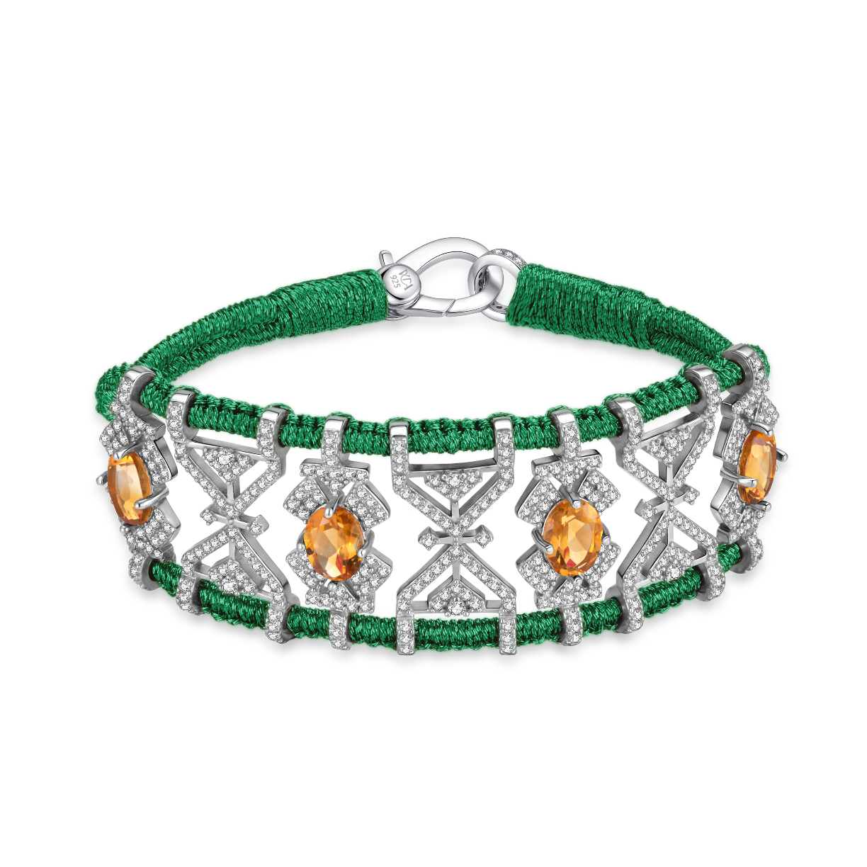 Bracelet Fortalezza Grass- Citrines