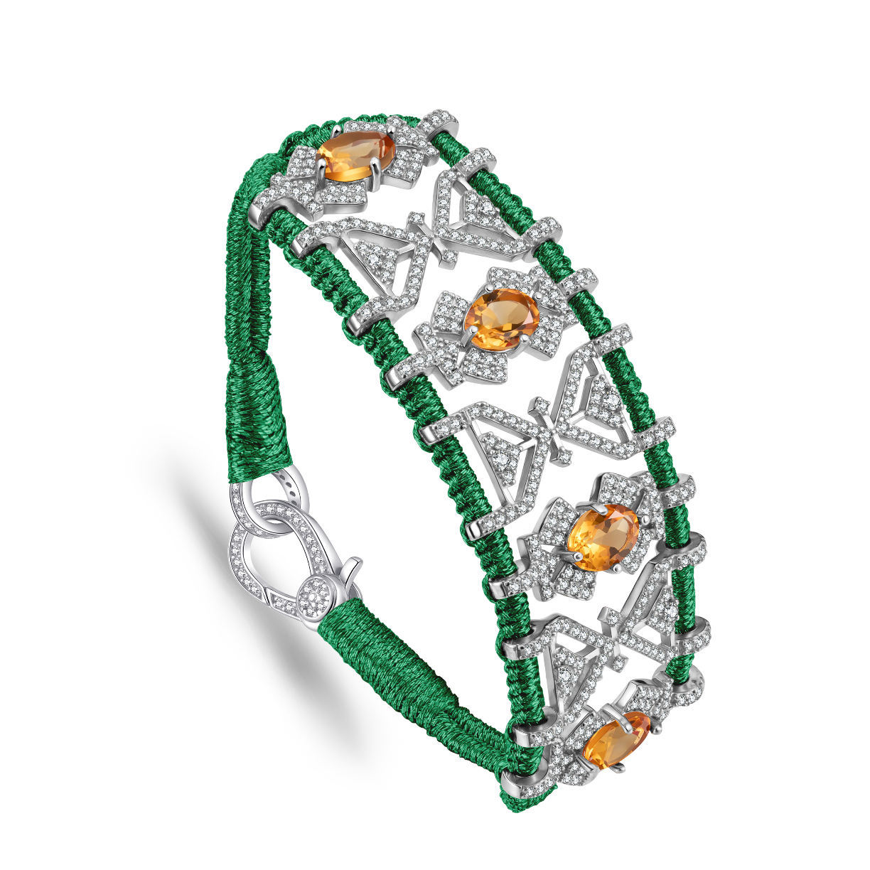 Bracelet Fortalezza Grass- Citrines