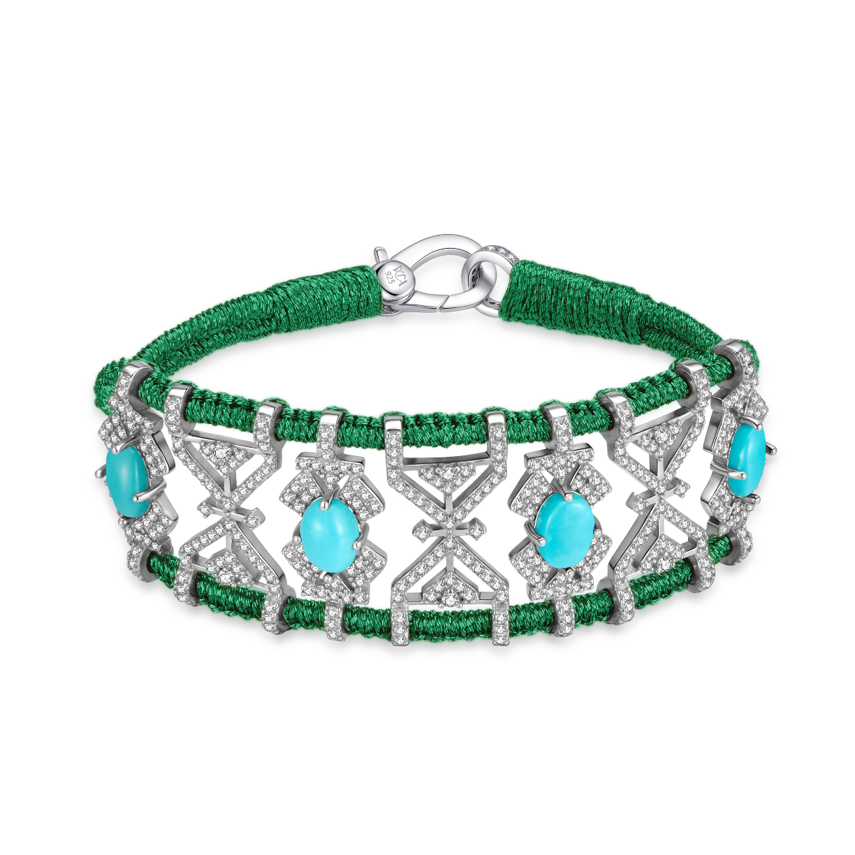 Bracelet Fortalezza Gold - Turquoises