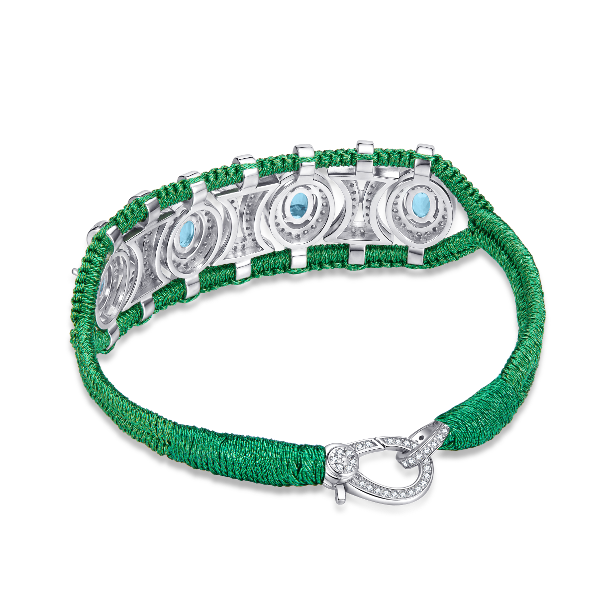 Olinda grass bracelet - Topazes