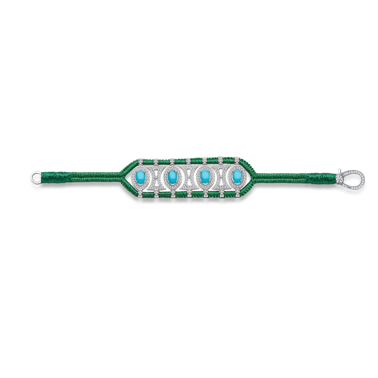 Bracelet Olinda grass - Turquoises