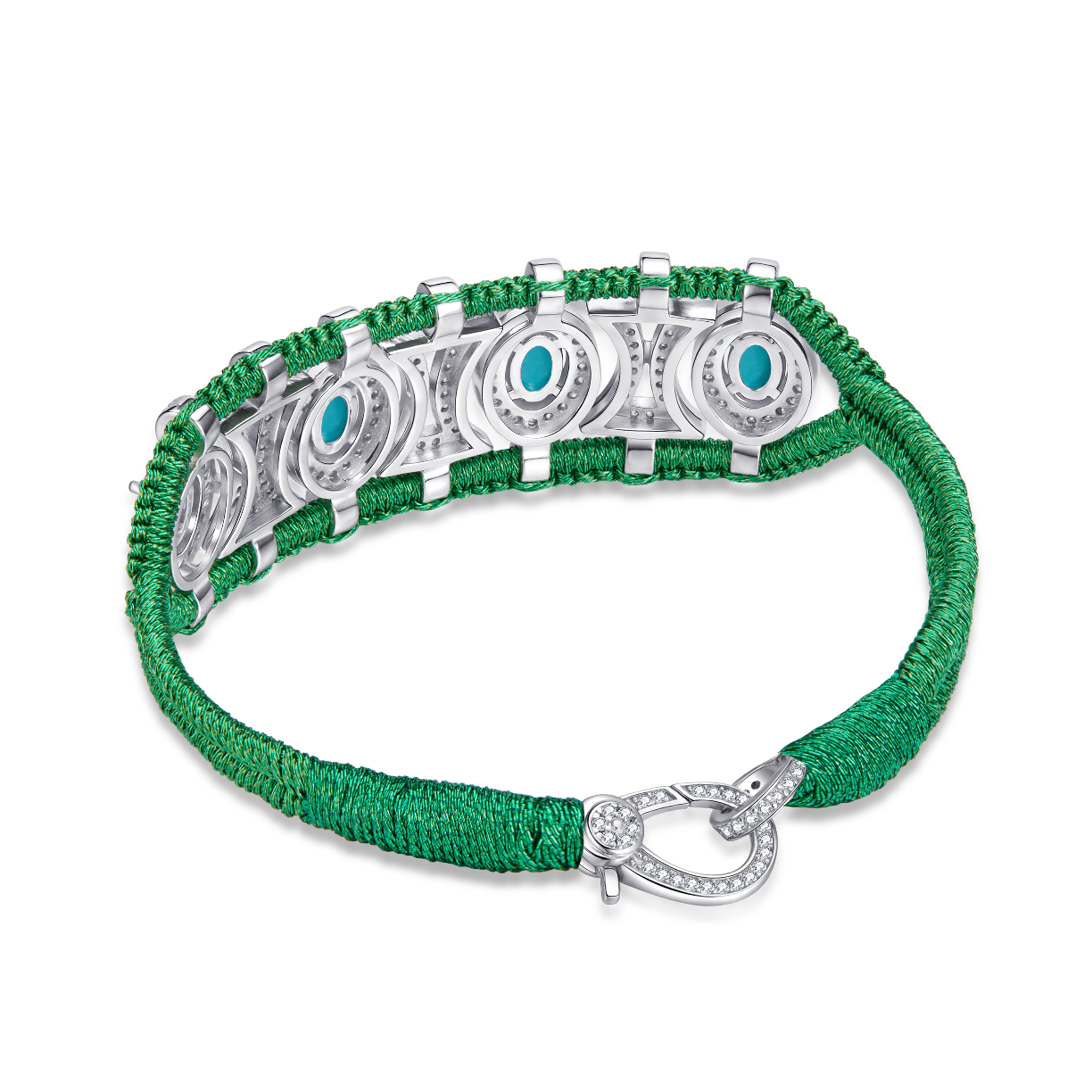 Bracelet Olinda grass - Turquoises