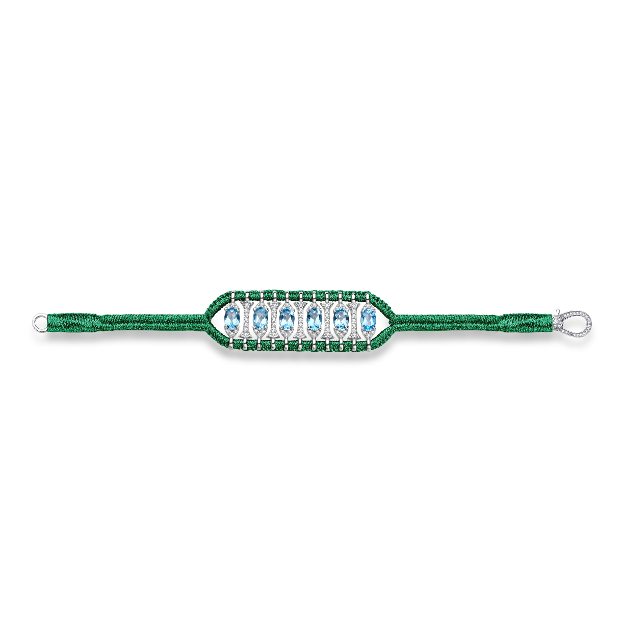 Teresina grass bracelet - Topaz