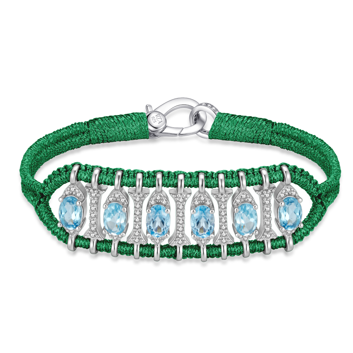 Teresina grass bracelet - Topaz