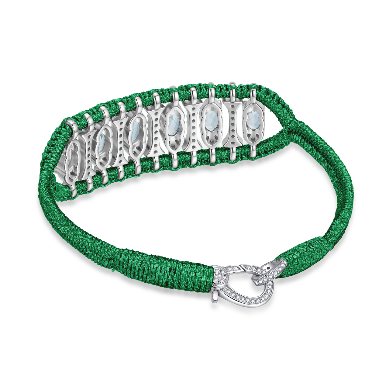 Teresina grass bracelet - Topaz