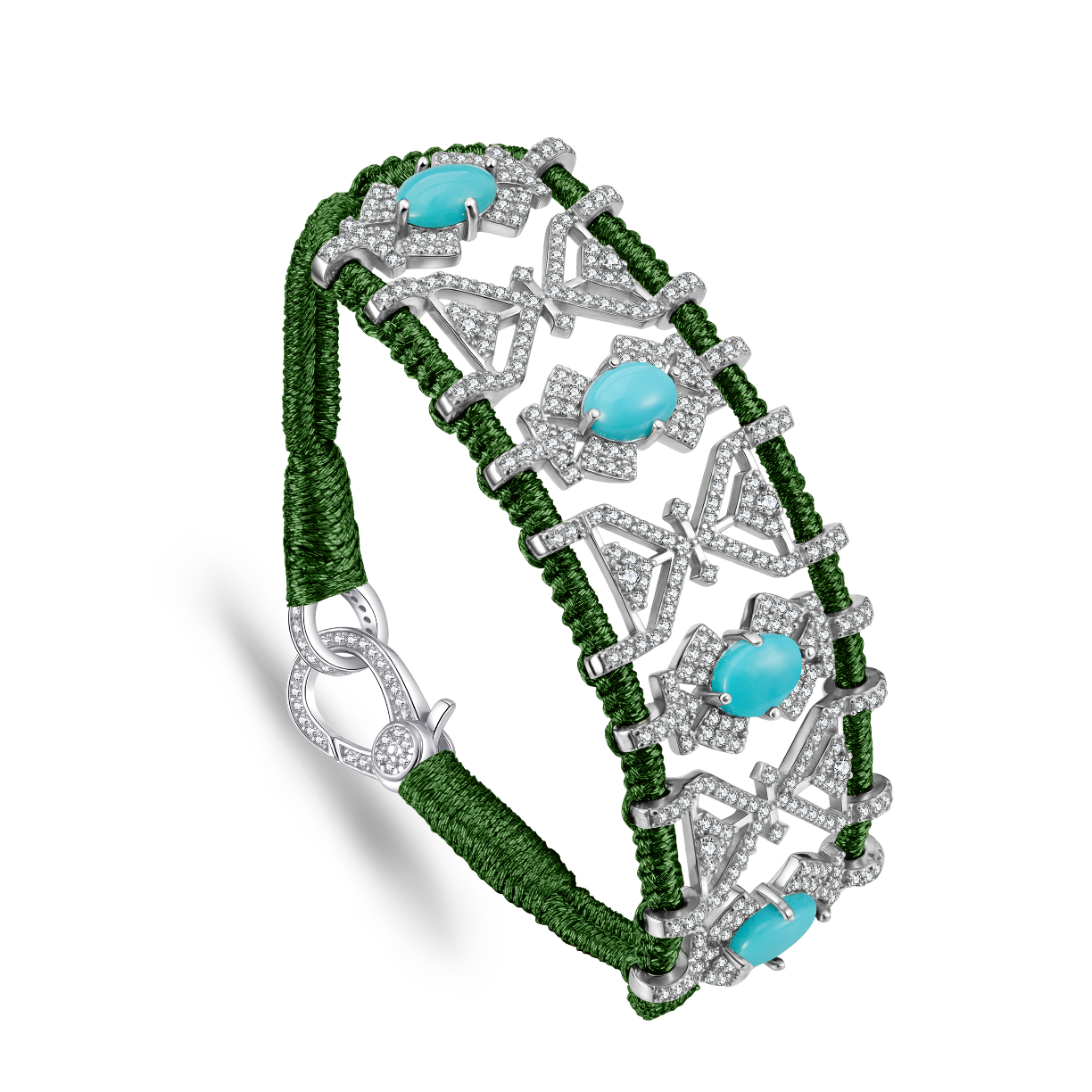 Bracelet Fortalezza Pine - Turquoises