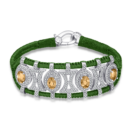 Bracelet Olinda pine - Citrines