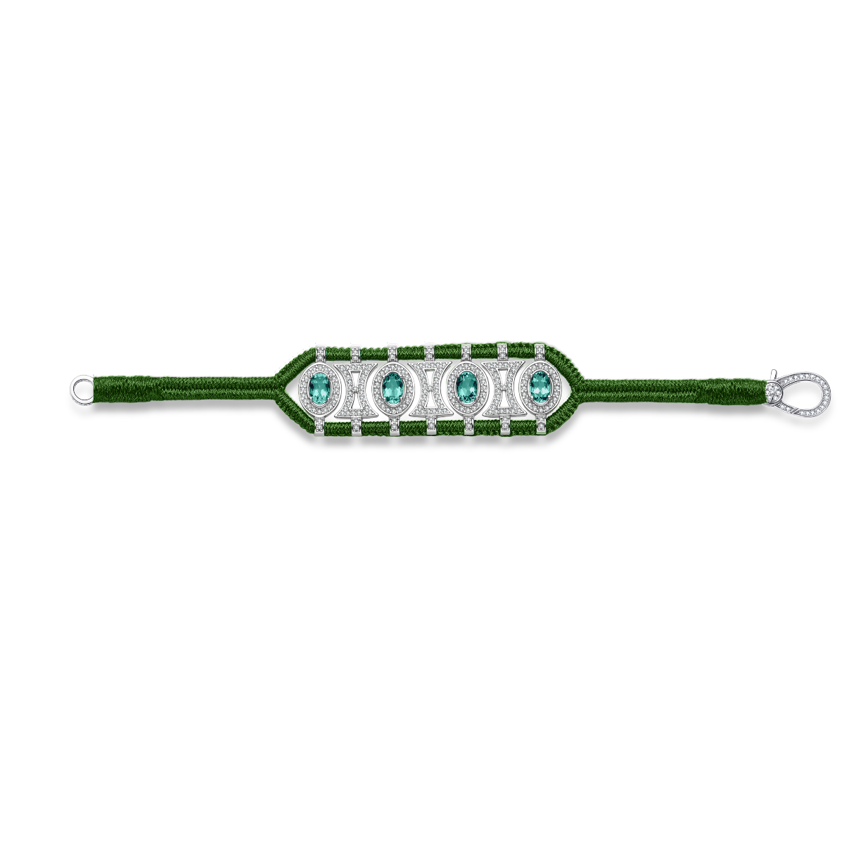 Olinda pacific bracelet - Emeralds