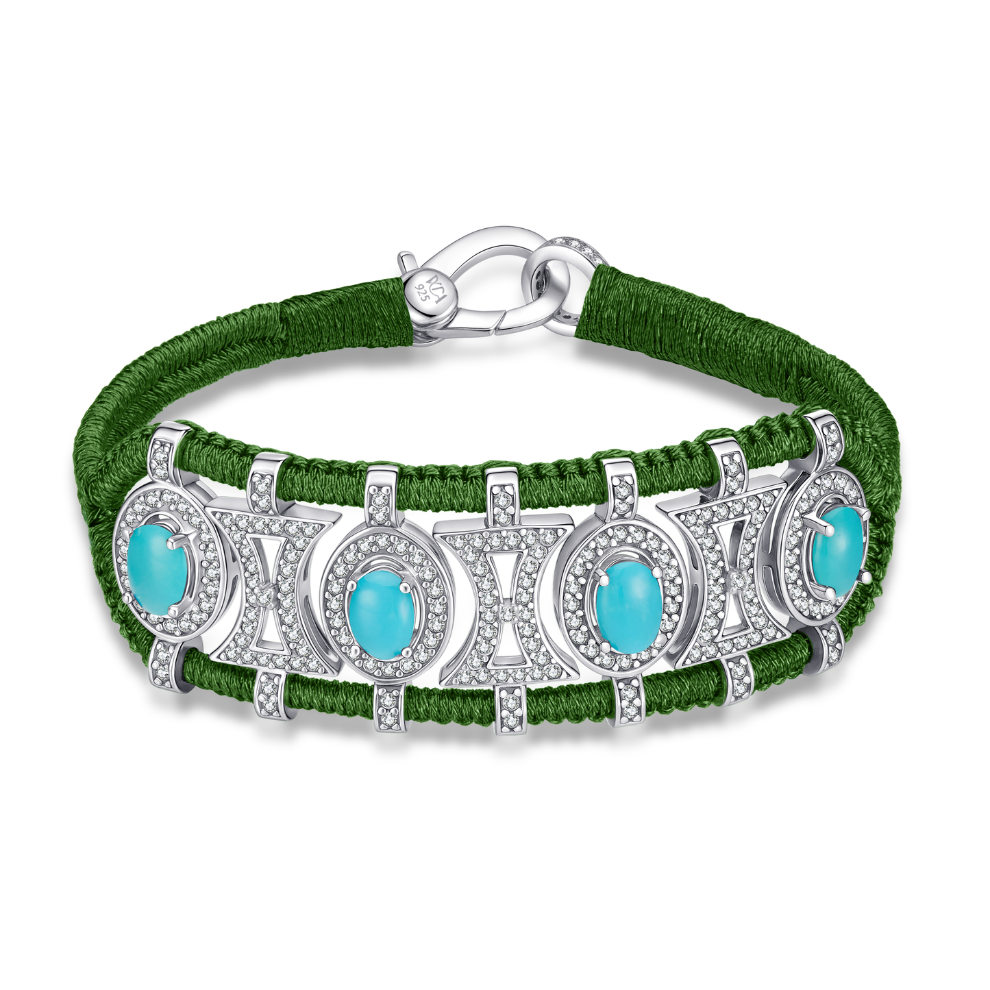 Olinda Pine bracelet - Turquoises