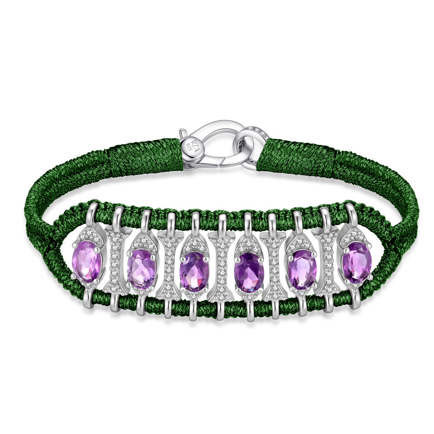 Teresina pine bracelet - Amethyst