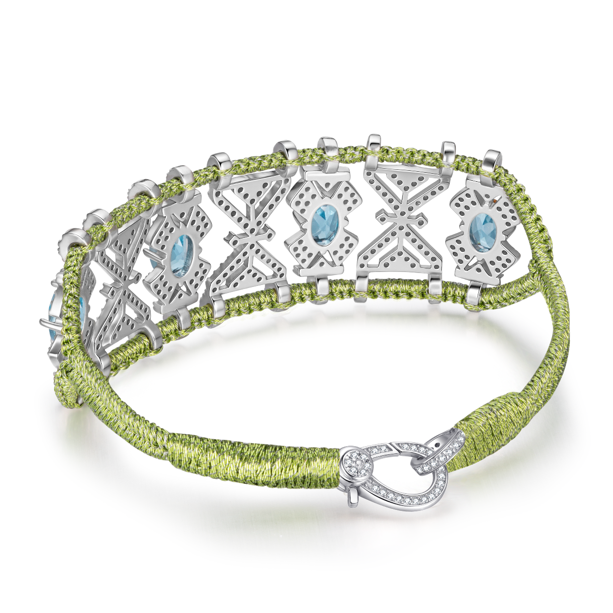 Bracelet Fortalezza lime - Topazes
