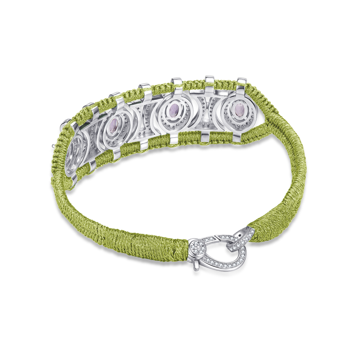 Bracelet Olinda lime - Améthystes