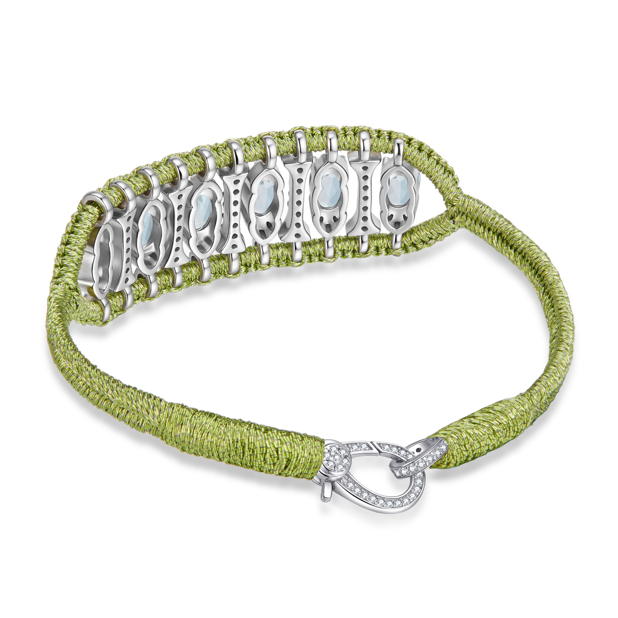 Teresina lime bracelet - Topaz