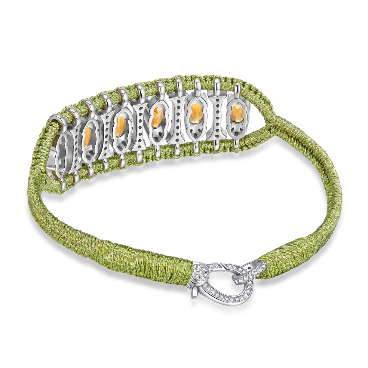 Teresina lime bracelet - Citrine
