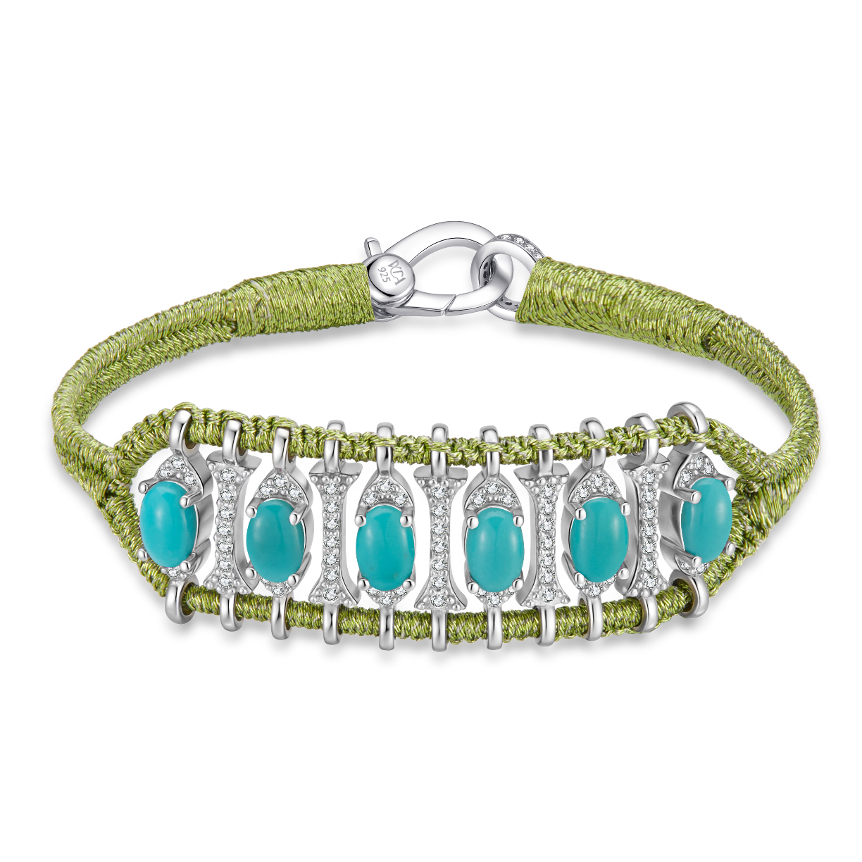 Bracelet Teresina Lime - Turquoises