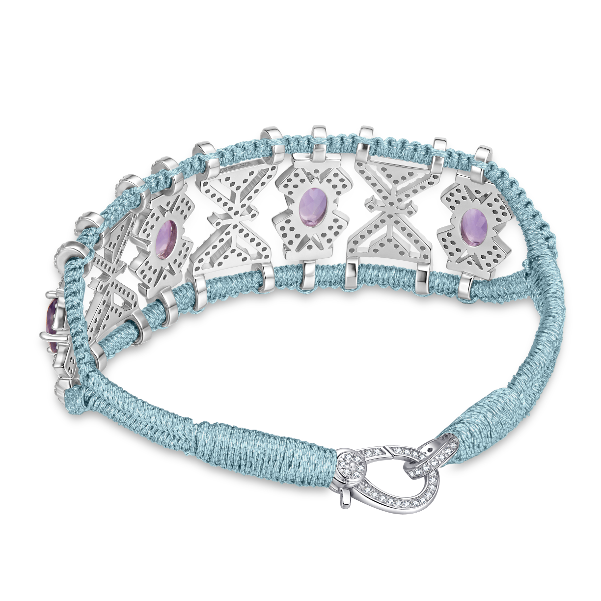 Bracelet Fortalezza Sky - Amethysts