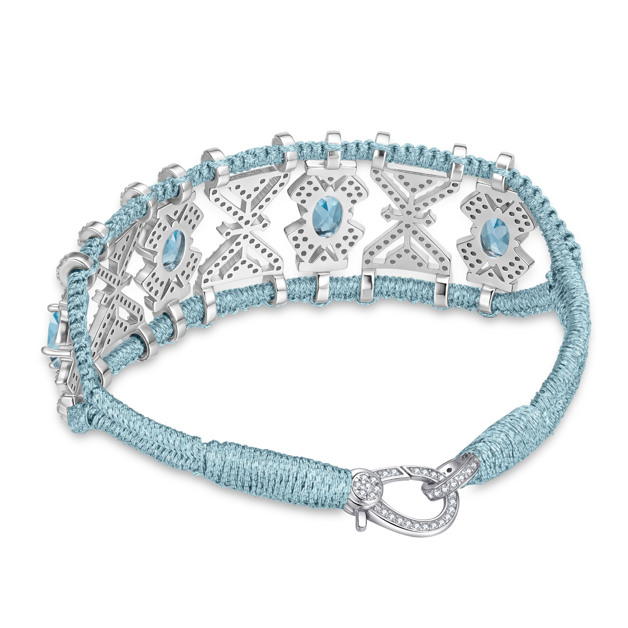 Bracelet Fortalezza sky - Topazes