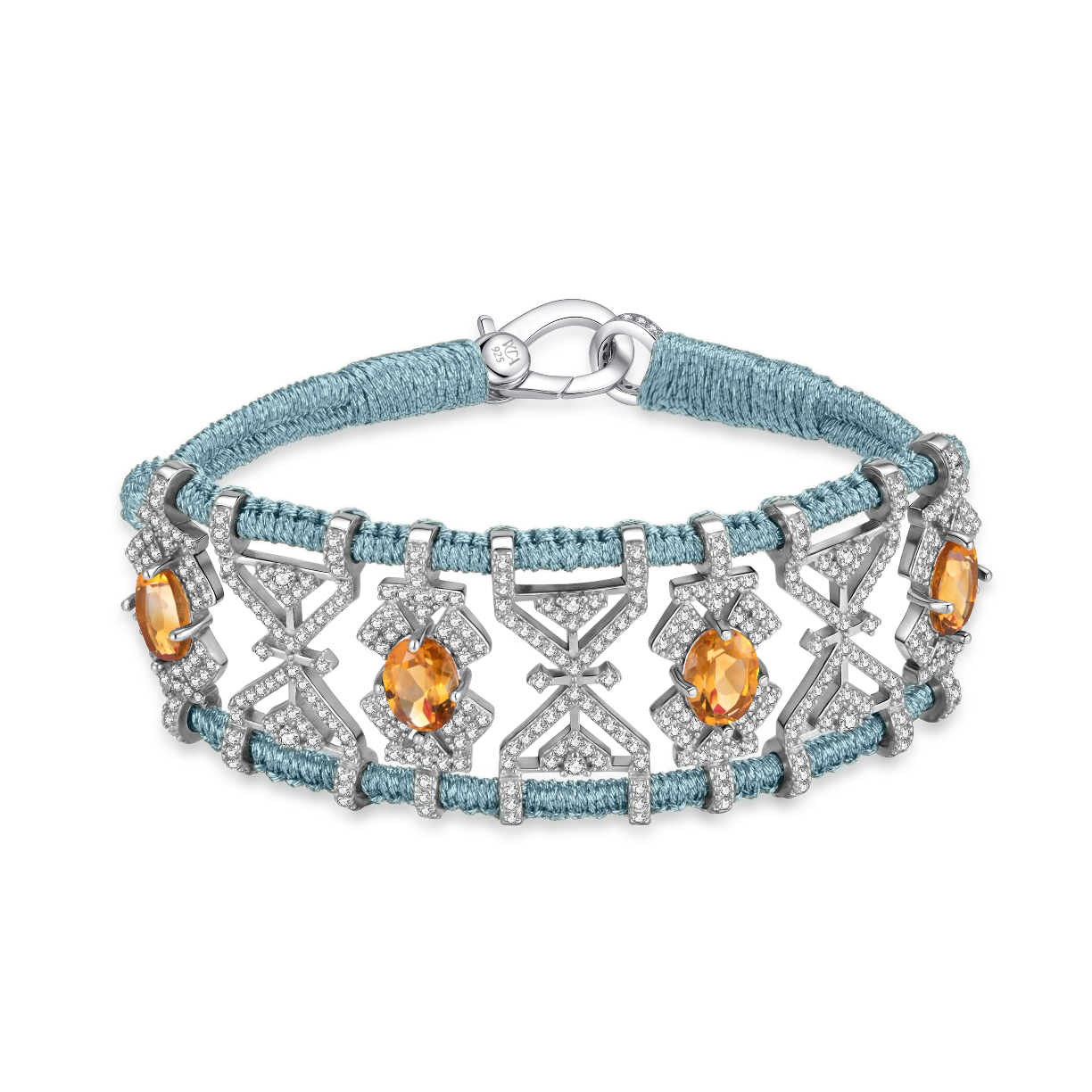 Bracelet Fortalezza Sky - Citrines