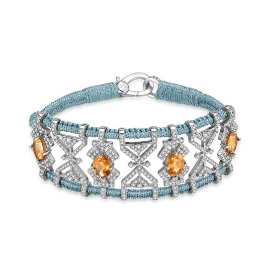 Bracelet Fortalezza Sky - Citrines