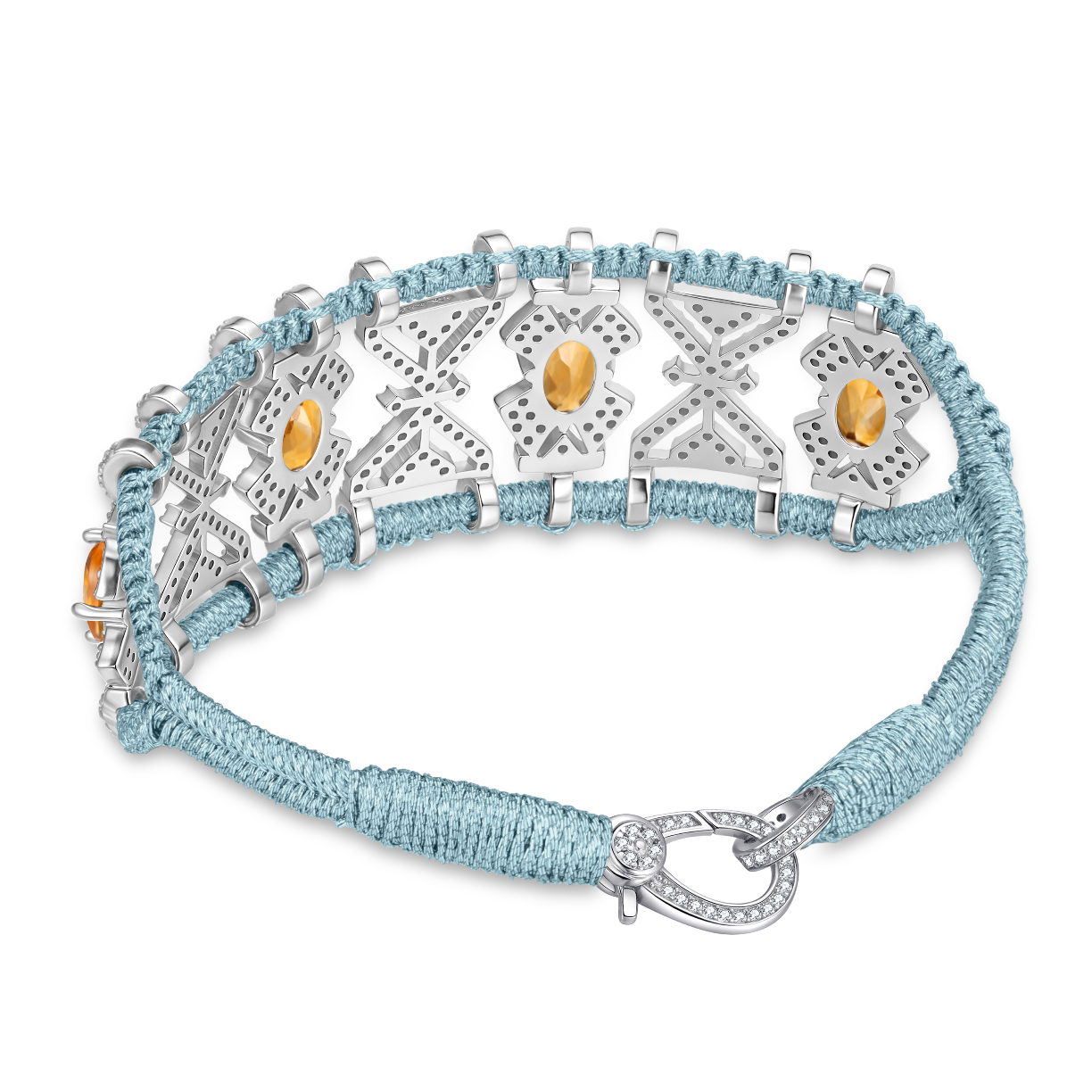 Bracelet Fortalezza Sky - Citrines