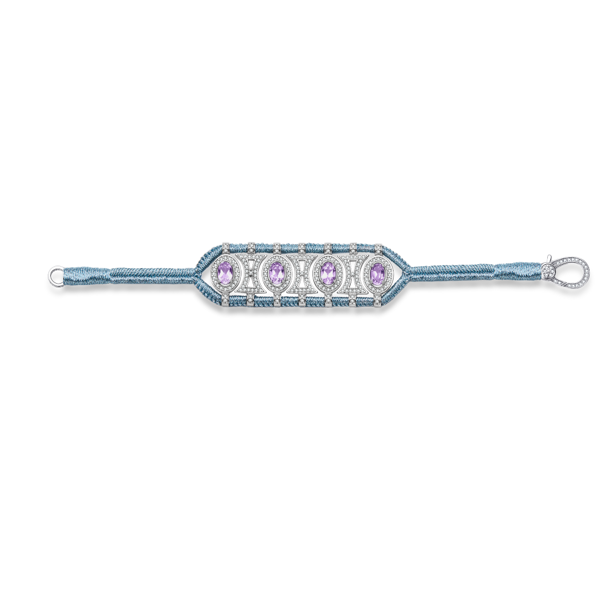 Olinda baby bracelet - Amethysts