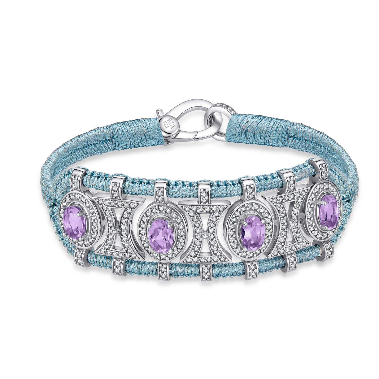 Olinda baby bracelet - Amethysts