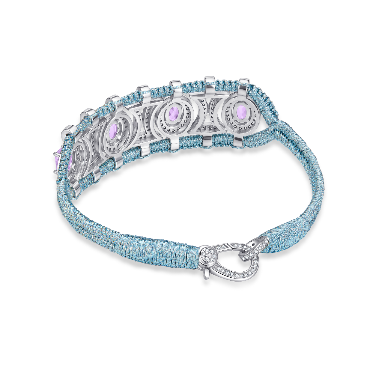 Olinda baby bracelet - Amethysts