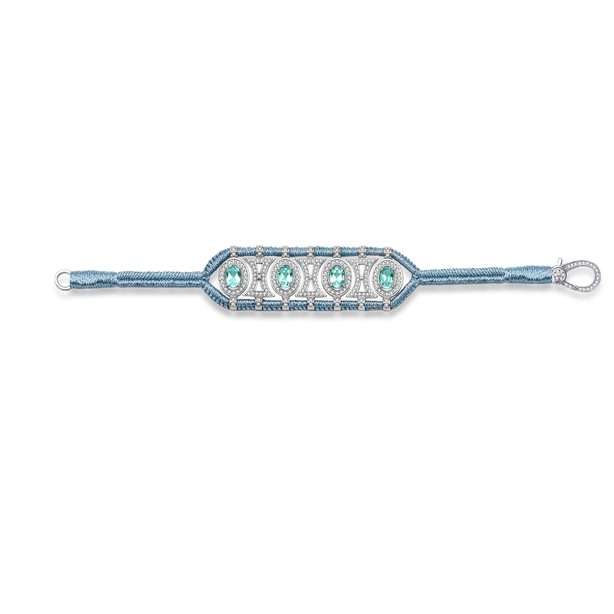 Olinda sky bracelet - Emeralds