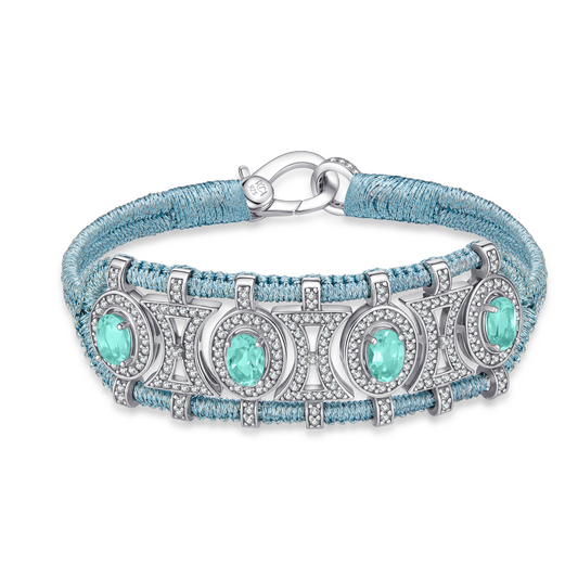 Olinda sky bracelet - Emeralds
