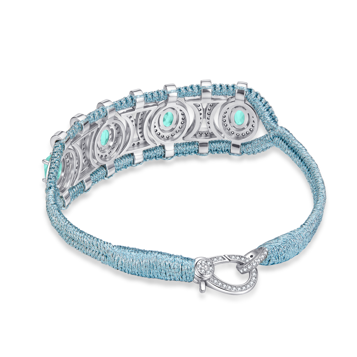 Olinda sky bracelet - Emeralds