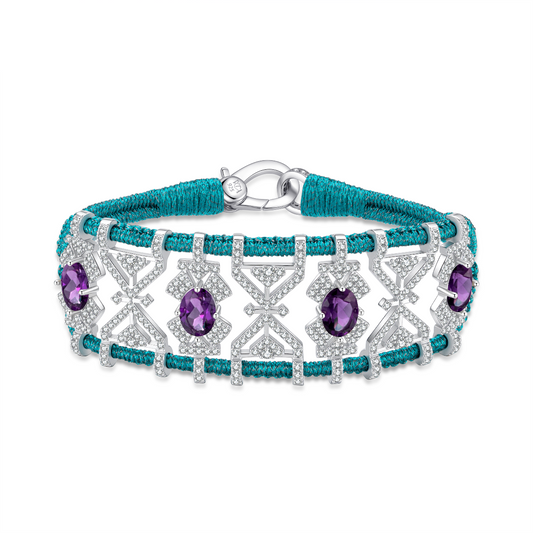 Bracelet Fortalezza Pacific - Amethysts