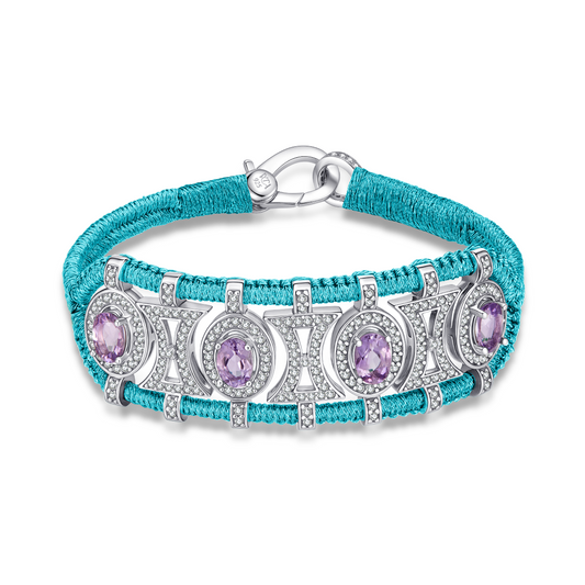 Bracelet Olinda pacific - Améthystes