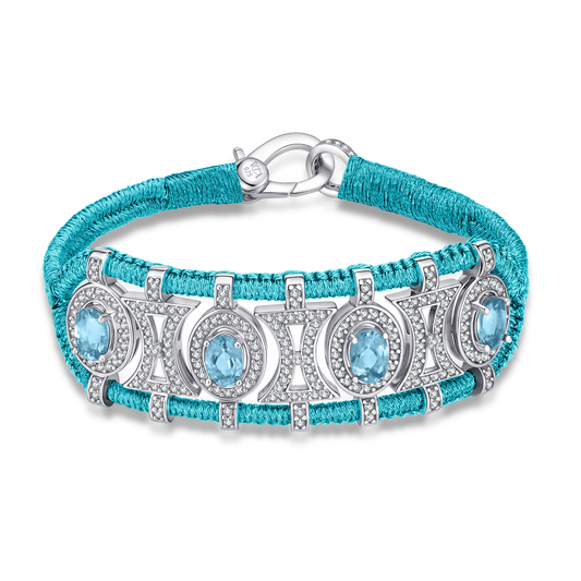 Bracelet Olinda pacific - Topazes