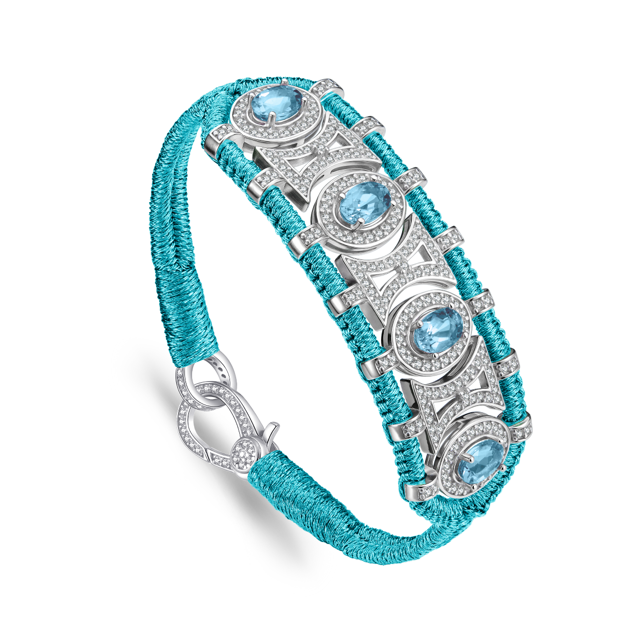 Bracelet Olinda pacific - Topazes